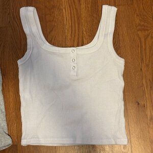 white cotton on tank top